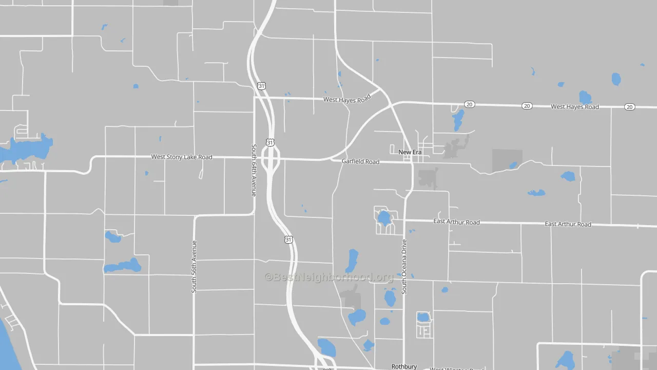Transit Grade map of 49446, MI