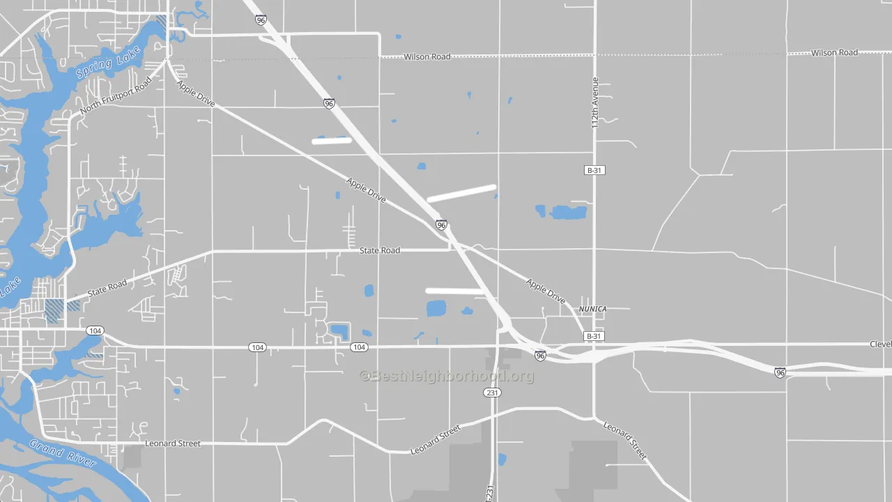 Transit Grade map of 49448, MI