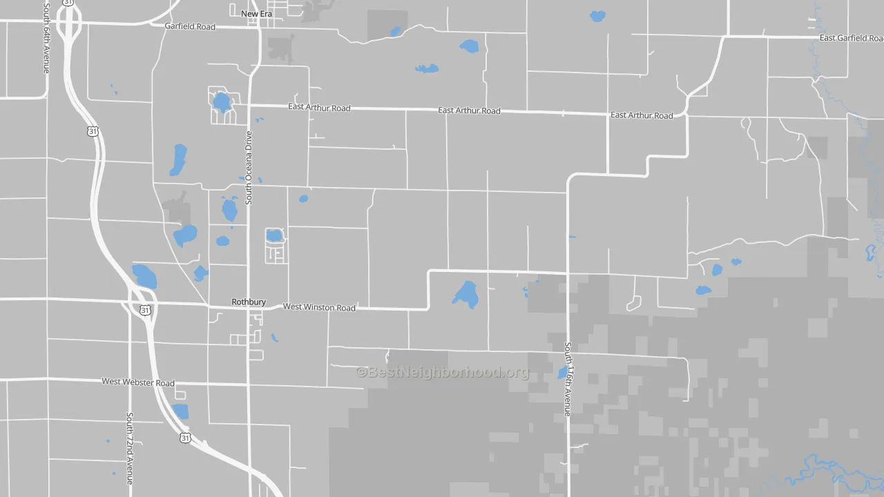 Transit Grade map of 49452, MI
