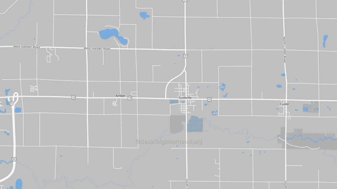 Transit Grade map of 49454, MI