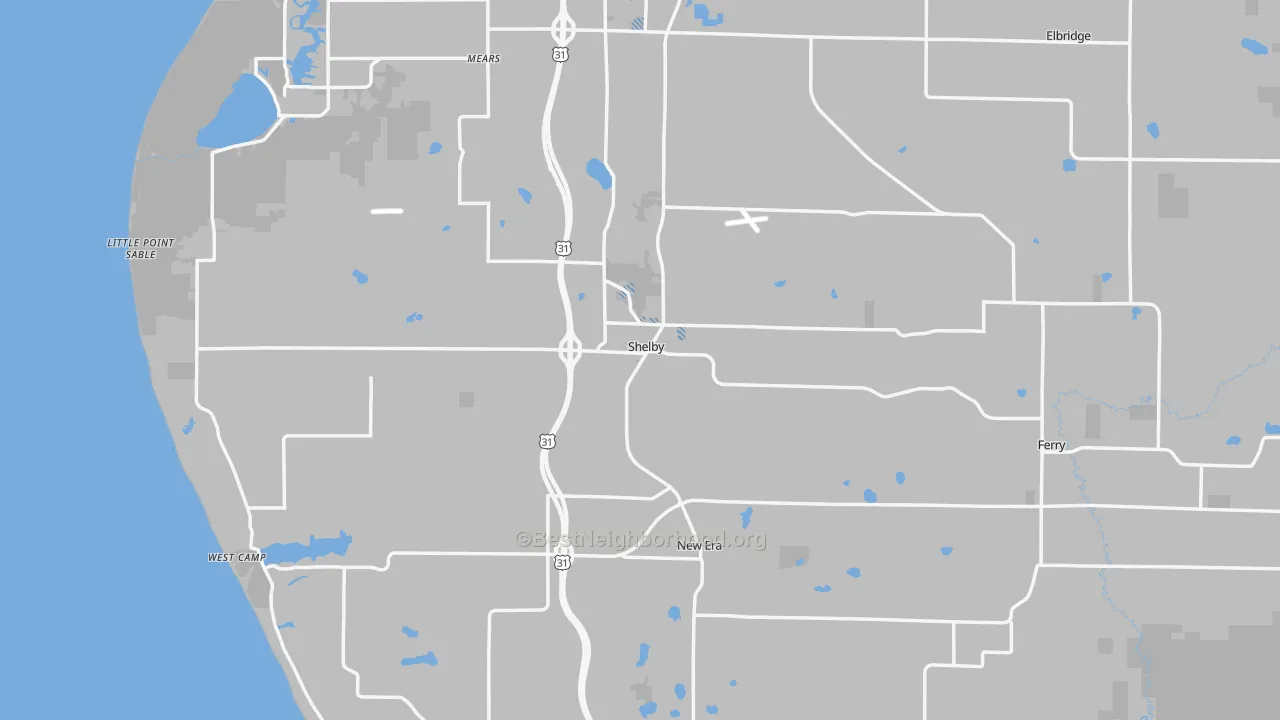 Transit Grade map of 49455, MI