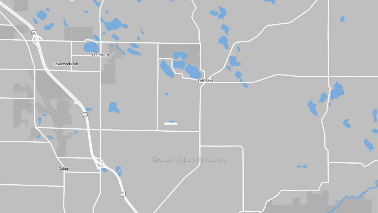 Transit Grade map of 49457, MI