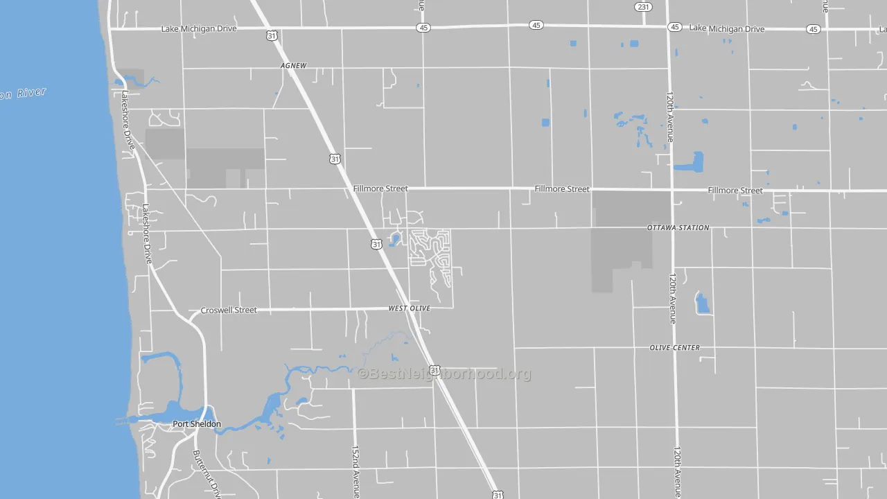 Transit Grade map of 49460, MI