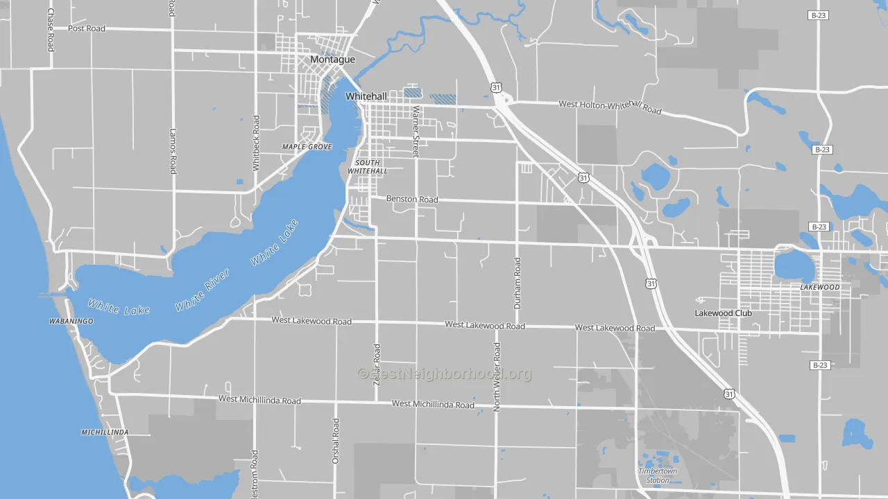 Transit Grade map of 49461, MI