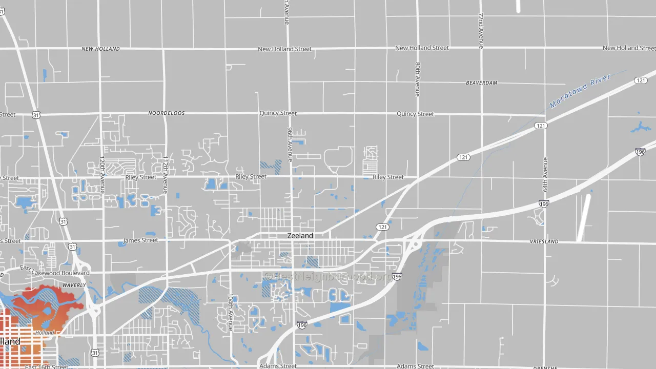 Transit Grade map of 49464, MI