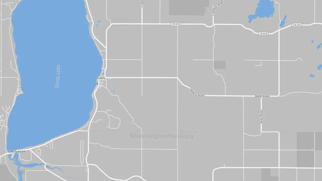 Transit Grade map of 49612, MI
