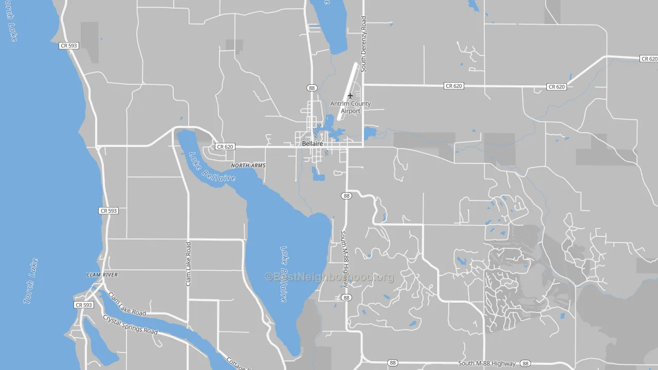 Transit Grade map of 49615, MI
