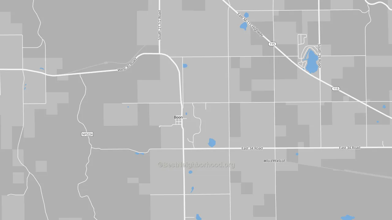 Transit Grade map of 49618, MI