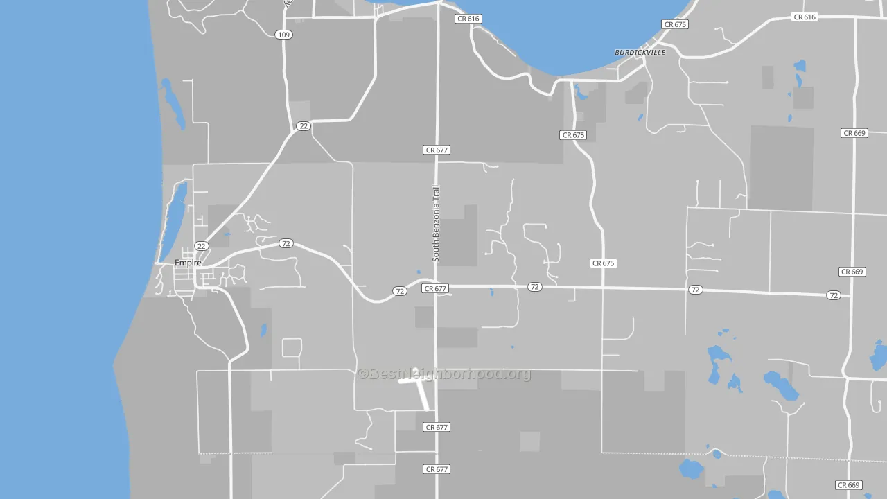 Transit Grade map of 49630, MI