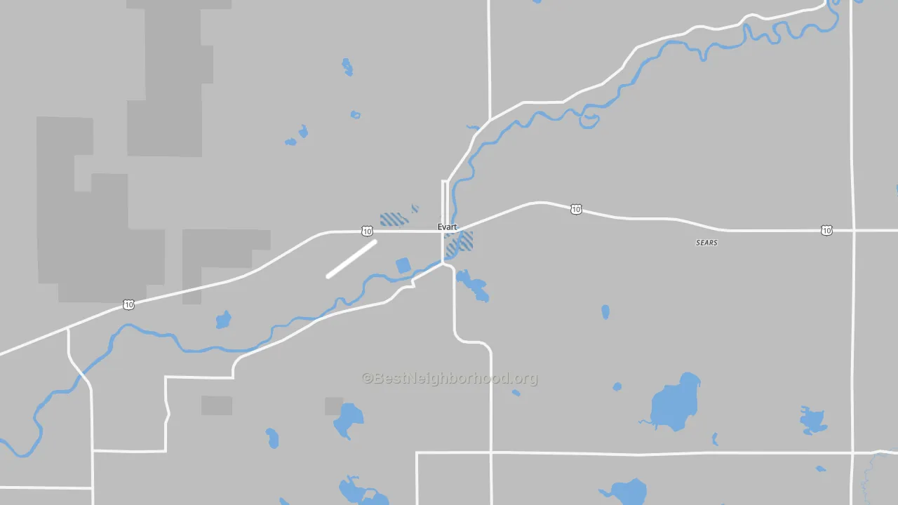Transit Grade map of 49631, MI