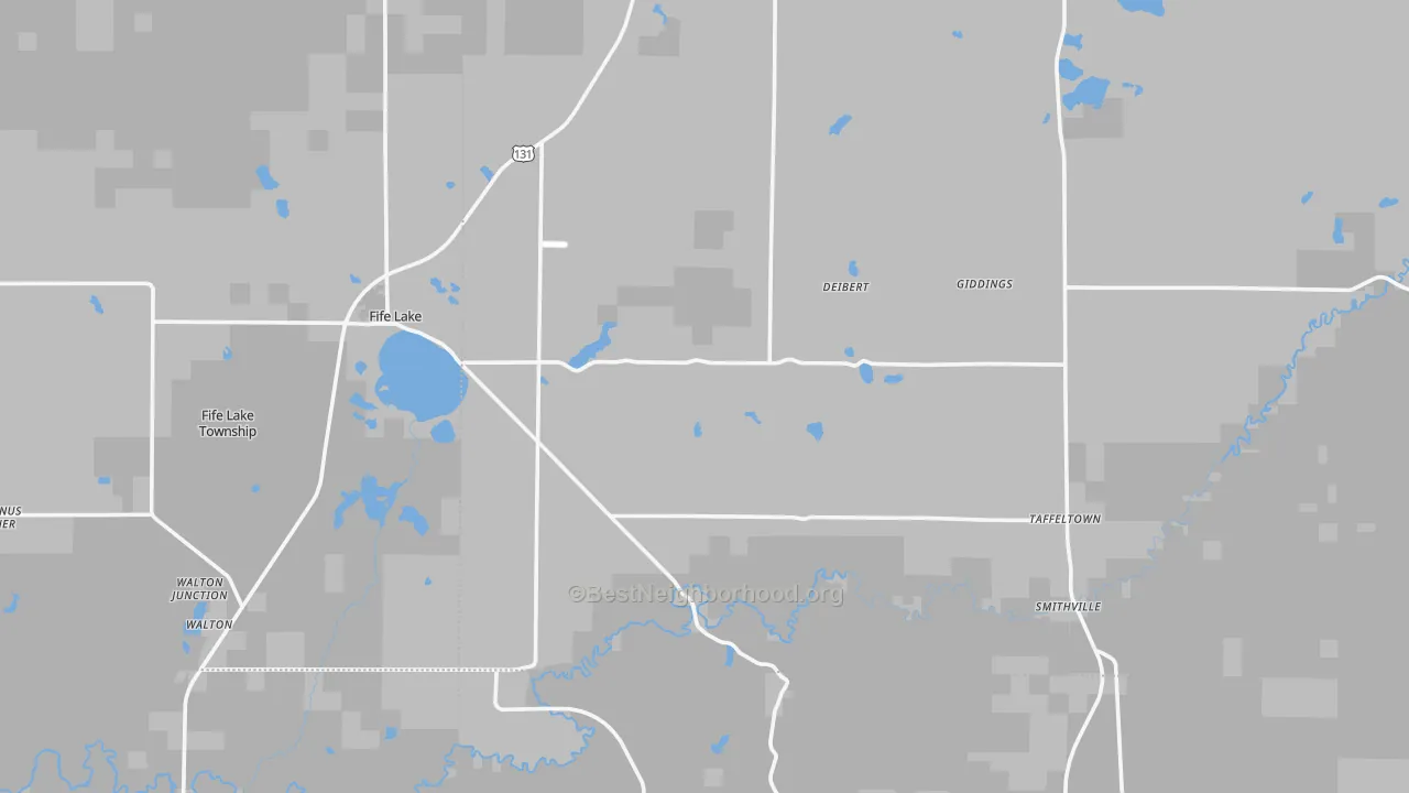 Transit Grade map of 49633, MI