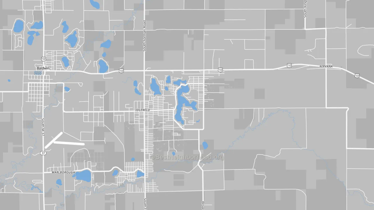 Transit Grade map of 49642, MI