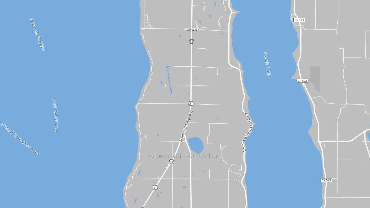 Transit Grade map of 49648, MI