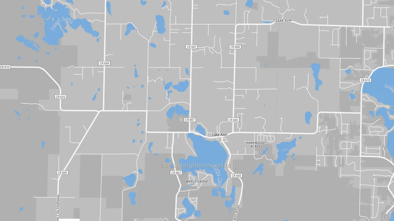 Transit Grade map of 49650, MI