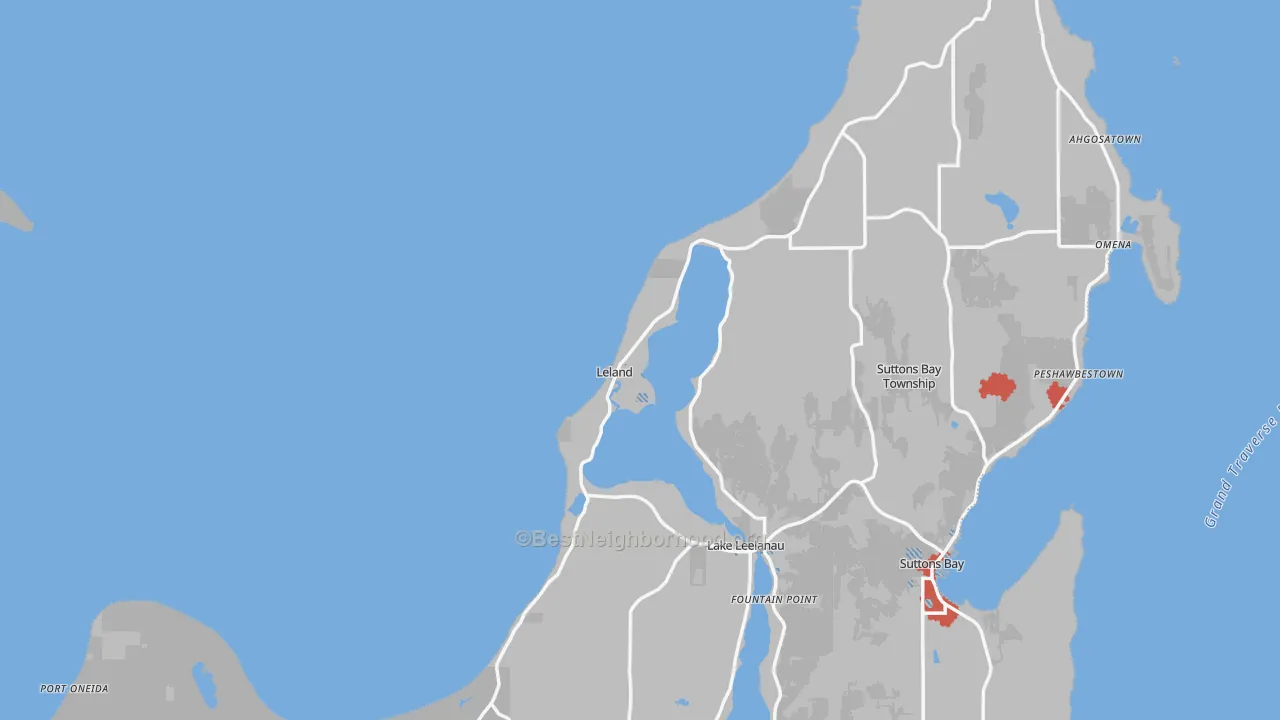 Transit Grade map of 49654, MI