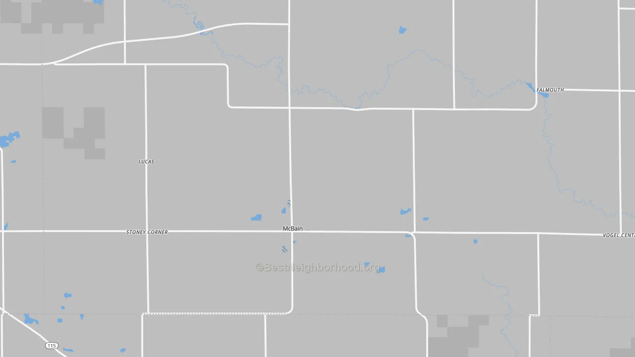 Transit Grade map of 49657, MI
