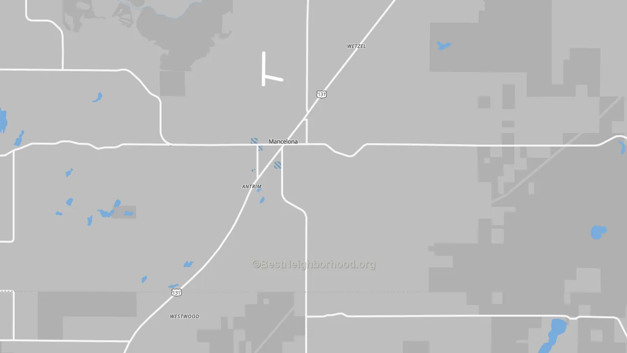 Transit Grade map of 49659, MI