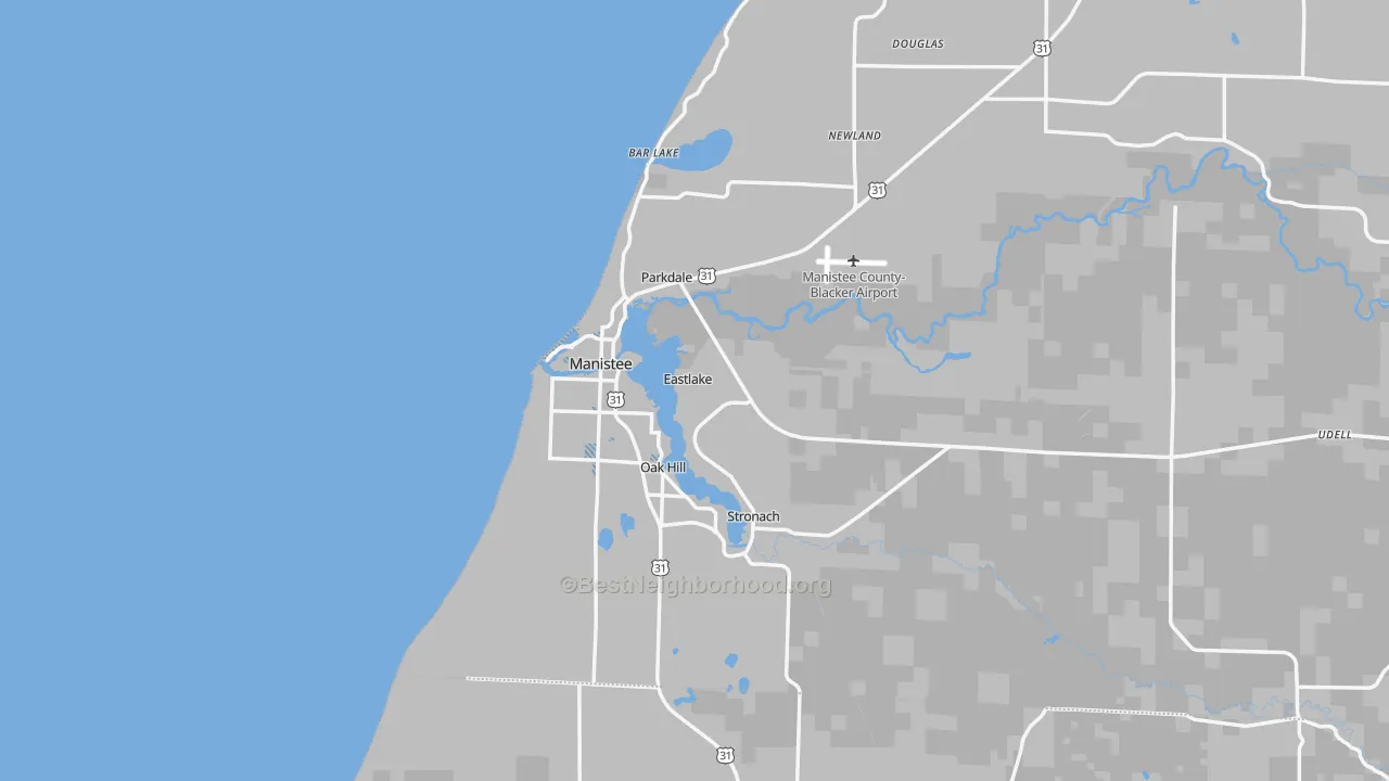 Transit Grade map of 49660, MI