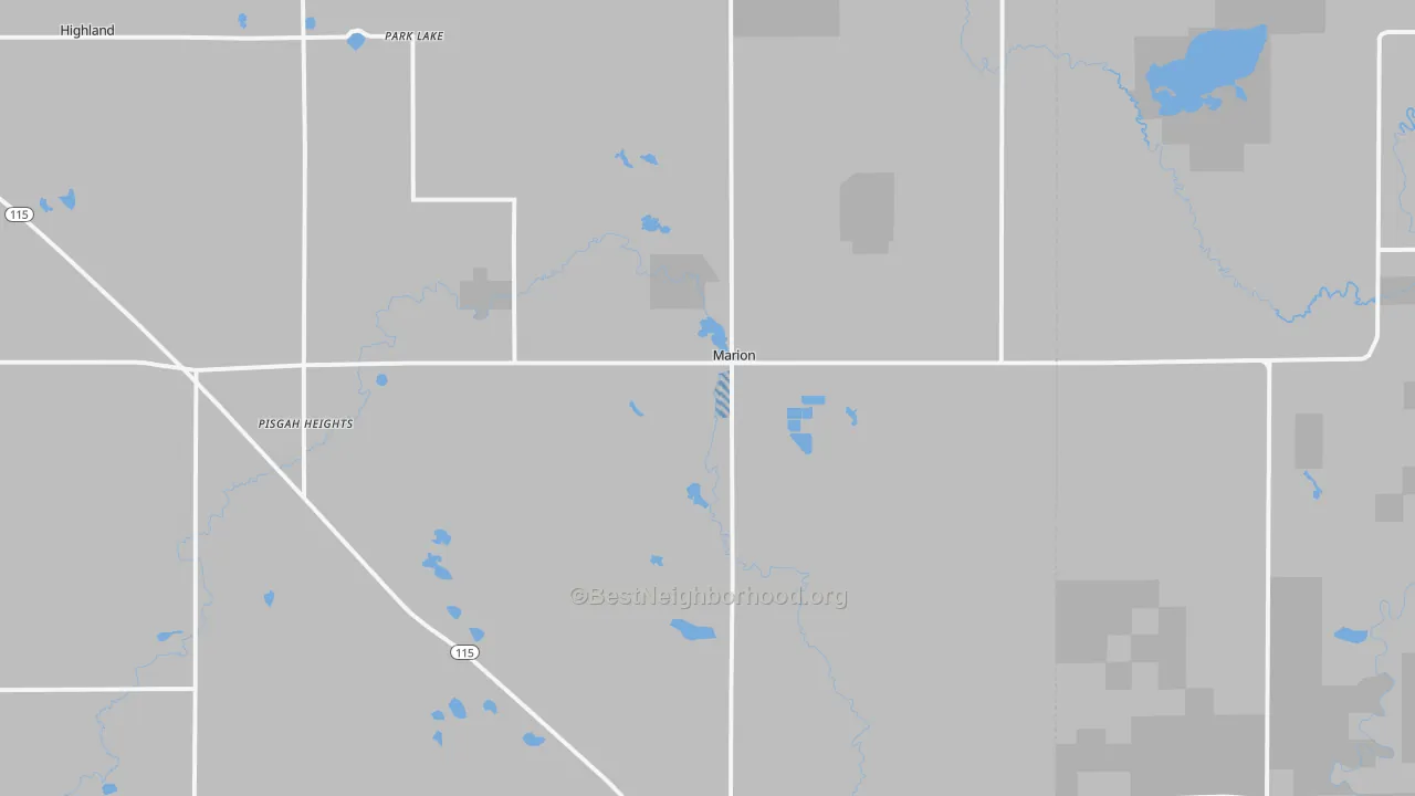 Transit Grade map of 49665, MI