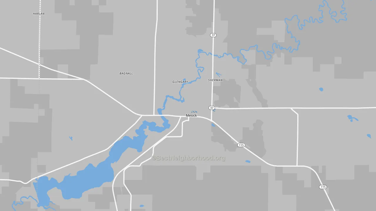 Transit Grade map of 49668, MI