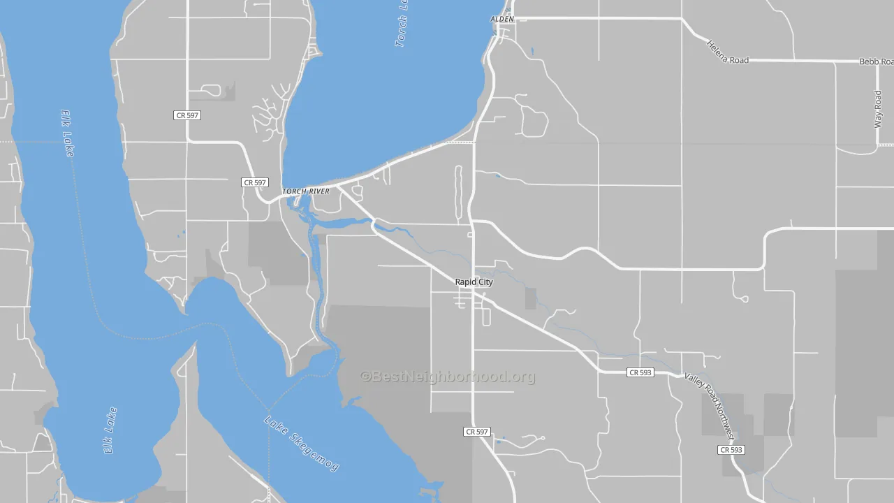 Transit Grade map of 49676, MI