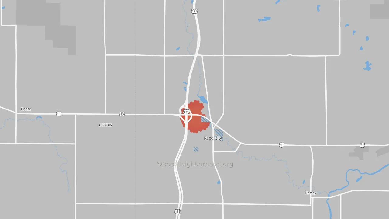 Transit Grade map of 49677, MI