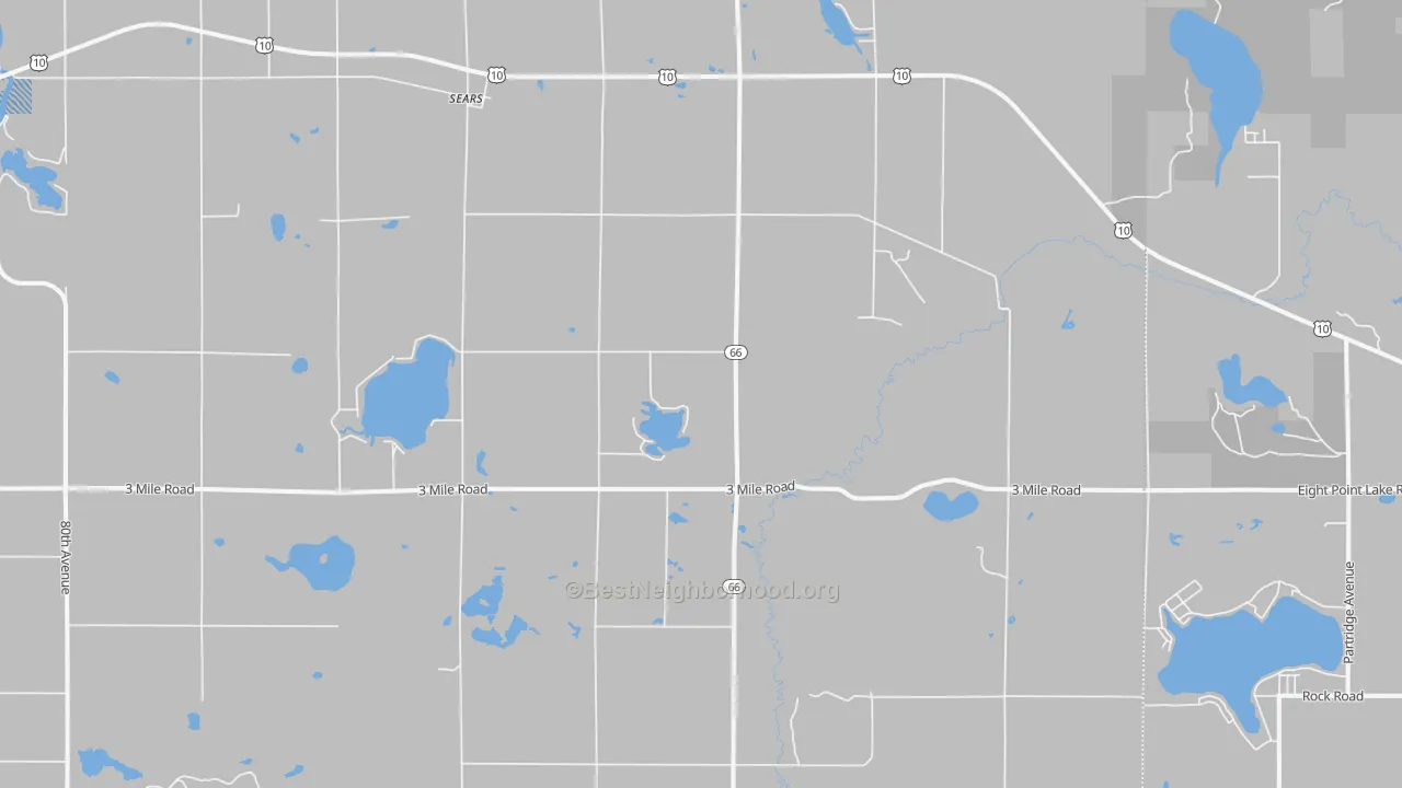 Transit Grade map of 49679, MI