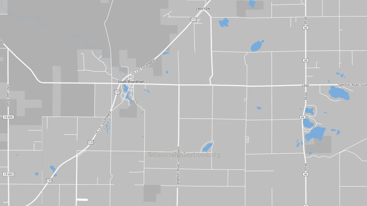 Transit Grade map of 49680, MI