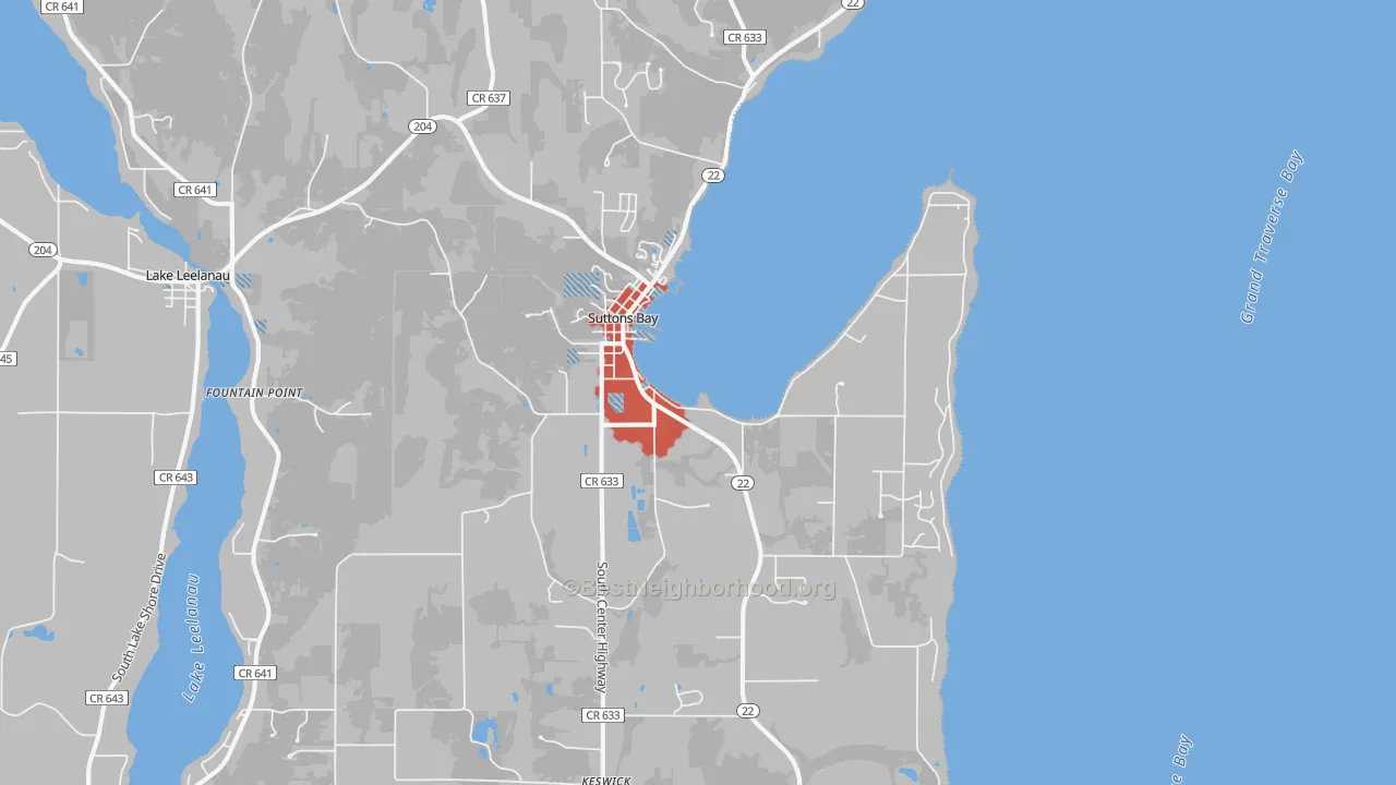 Transit Grade map of 49682, MI