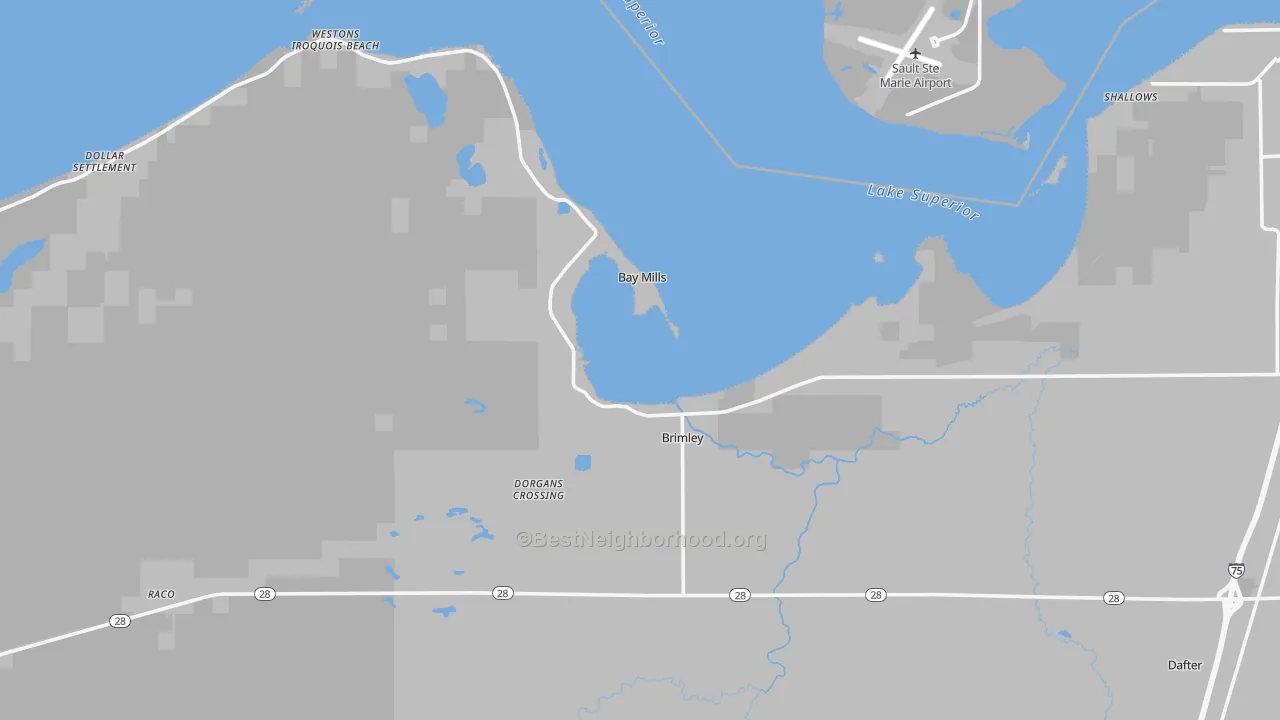 Transit Grade map of 49715, MI