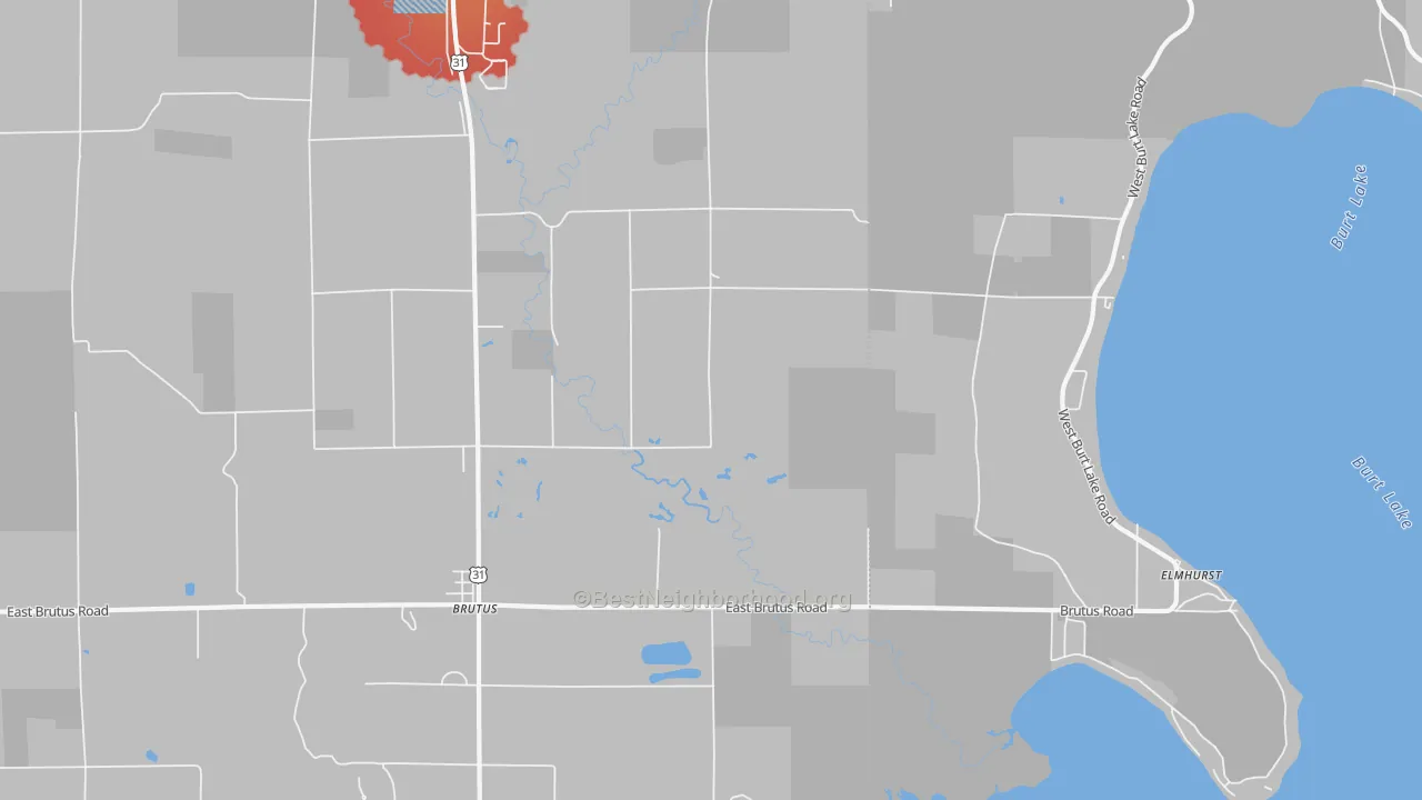Transit Grade map of 49716, MI