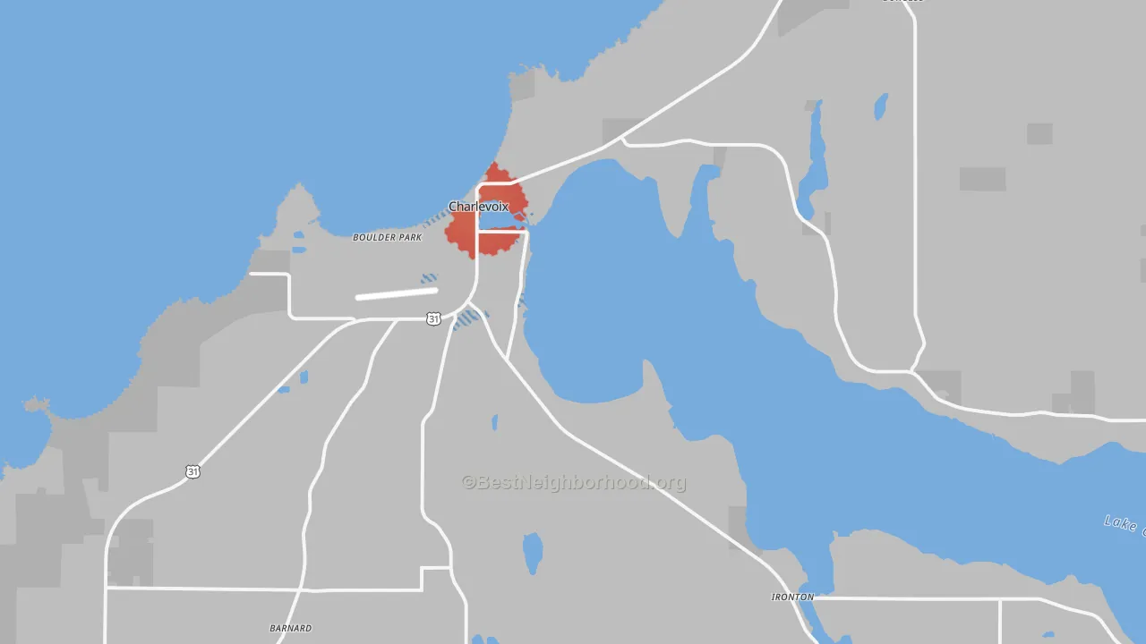 Transit Grade map of 49720, MI