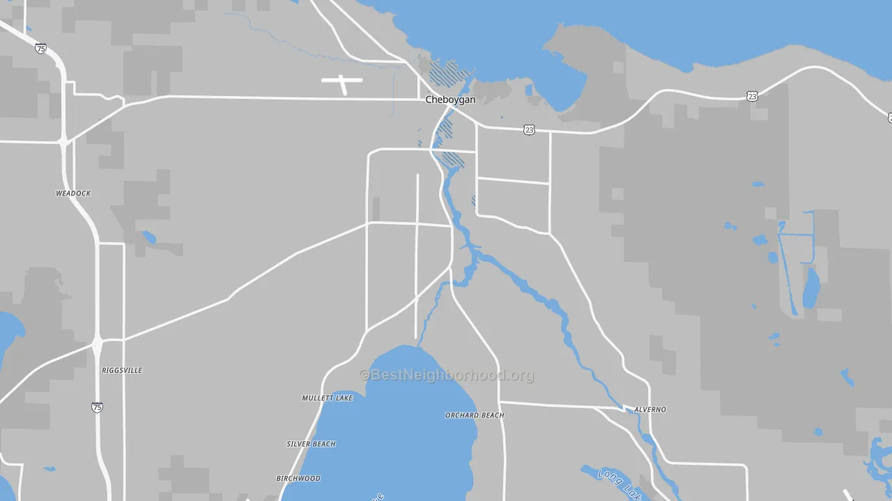 Transit Grade map of 49721, MI