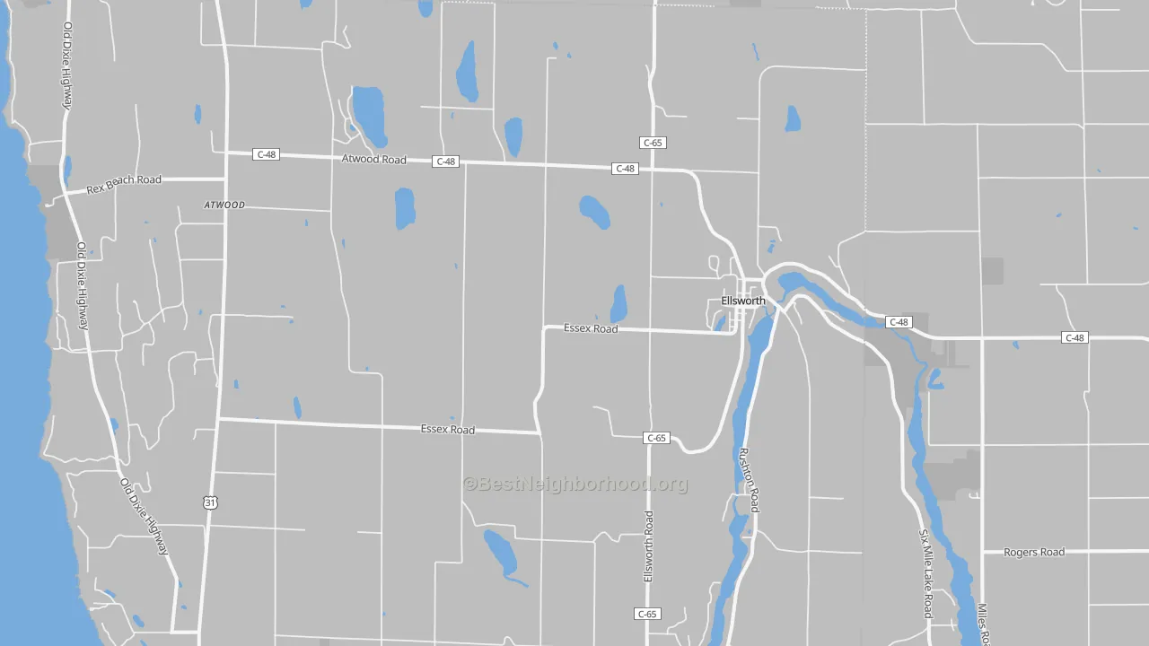 Transit Grade map of 49729, MI