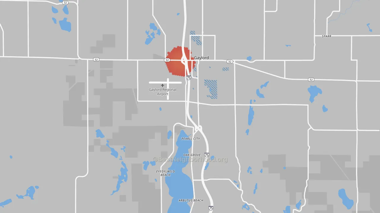 Transit Grade map of 49735, MI