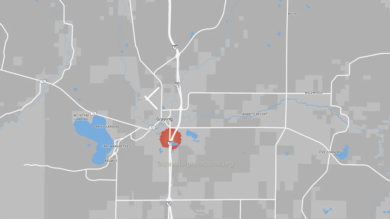 Transit Grade map of 49738, MI