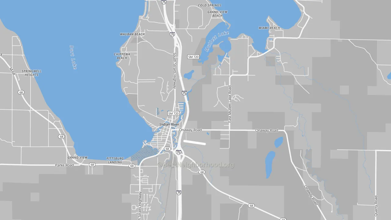 Transit Grade map of 49749, MI