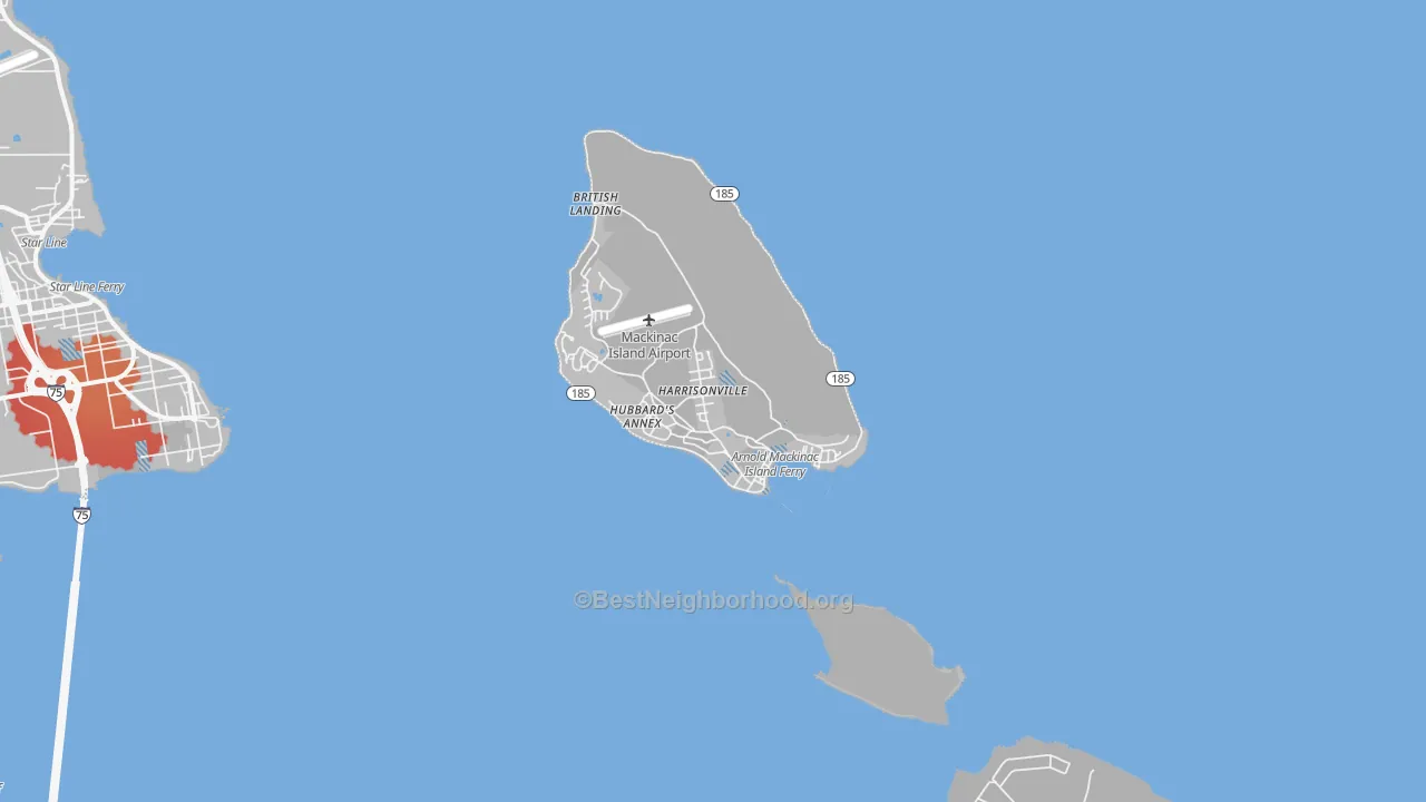 Transit Grade map of 49757, MI