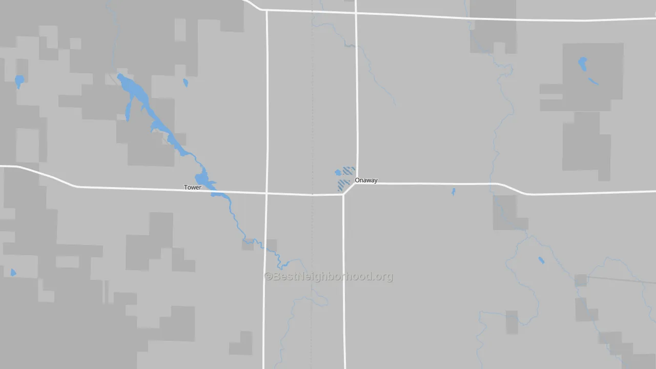 Transit Grade map of 49765, MI