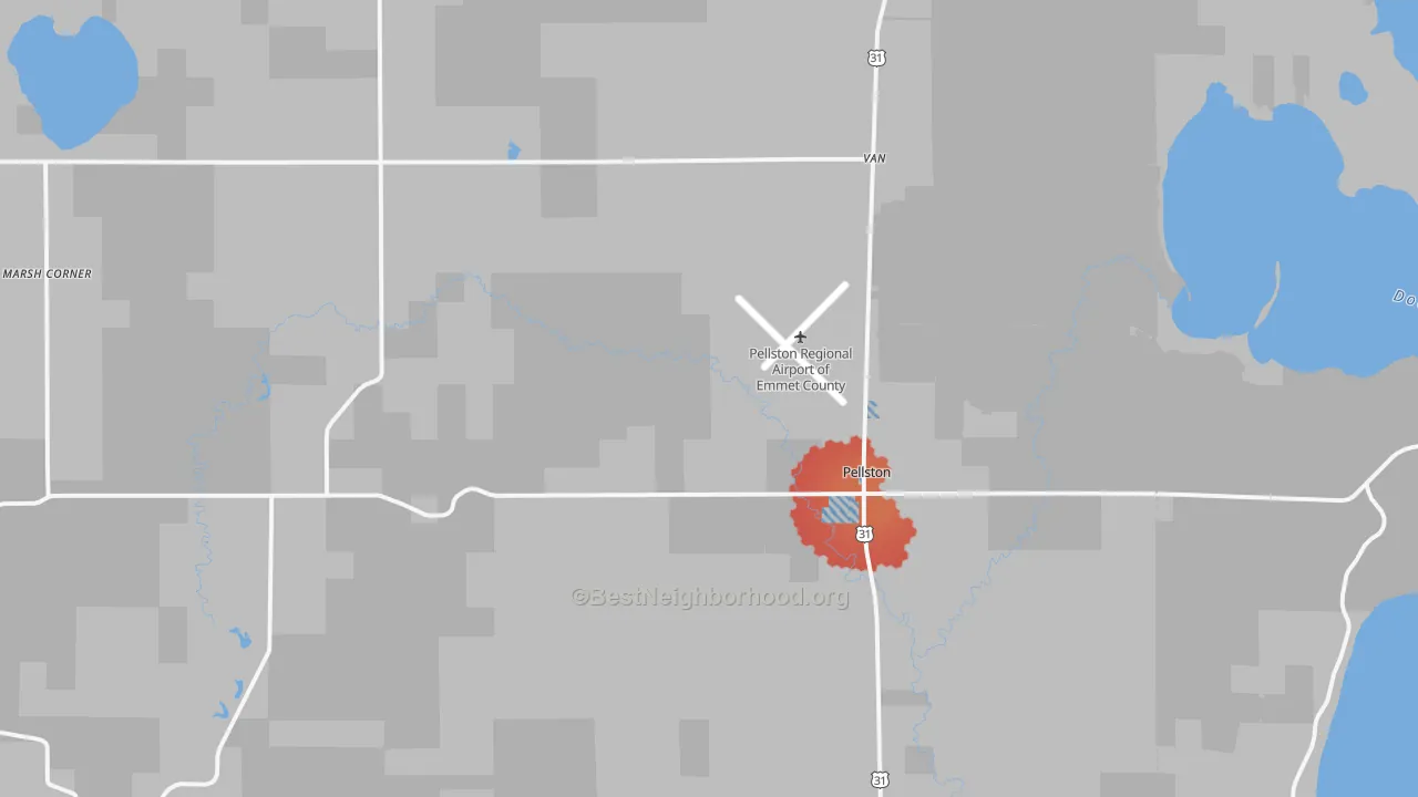 Transit Grade map of 49769, MI