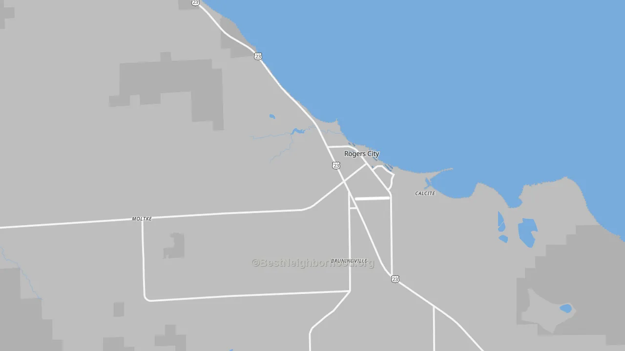 Transit Grade map of 49779, MI