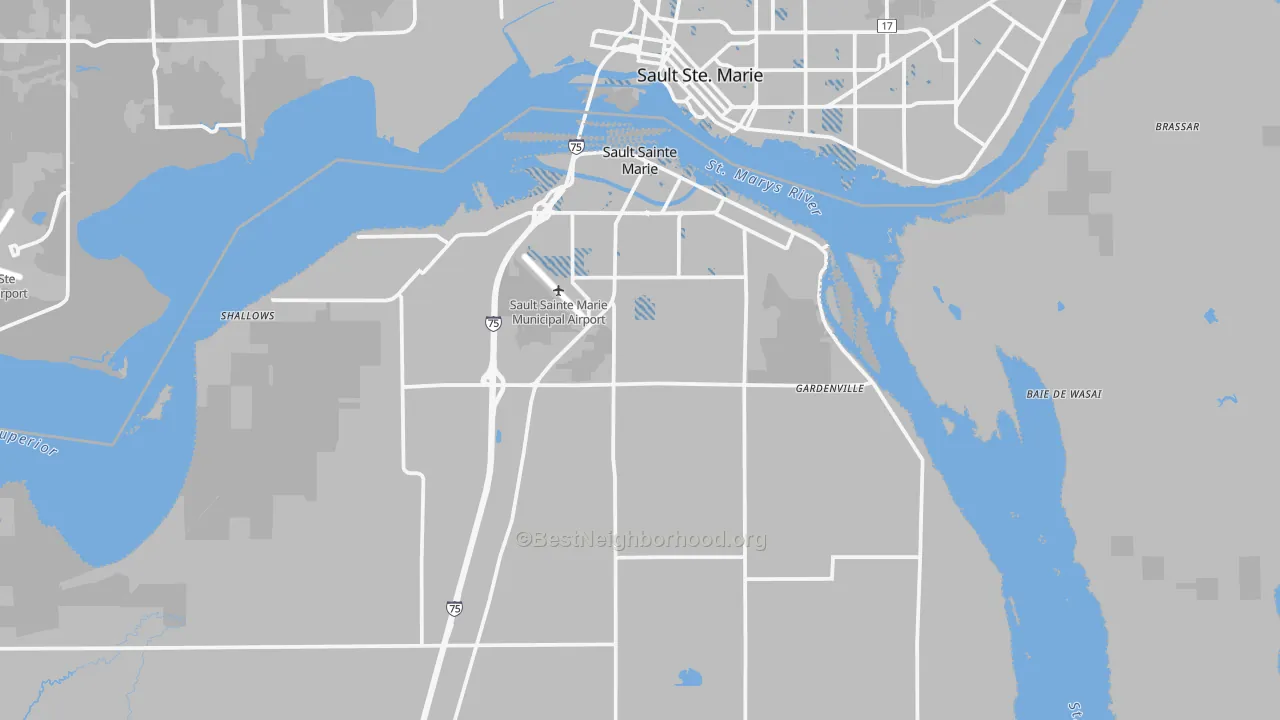 Transit Grade map of 49783, MI