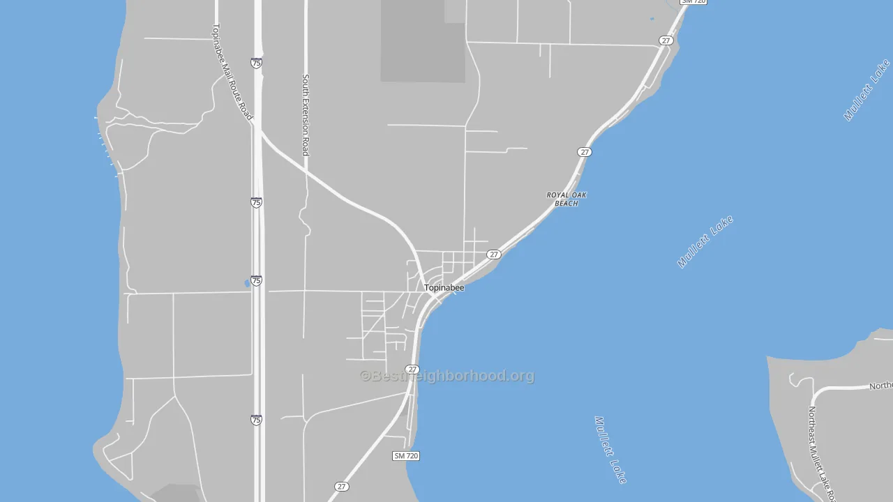 Transit Grade map of 49791, MI