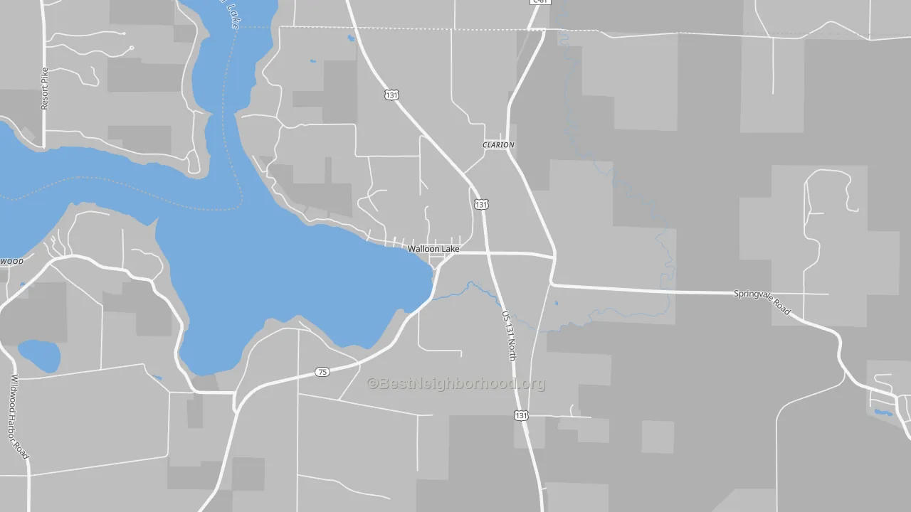 Transit Grade map of 49796, MI