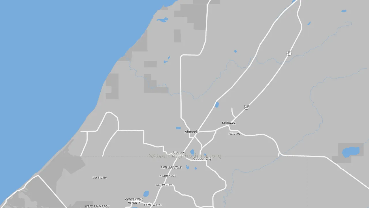 Transit Grade map of 49805, MI