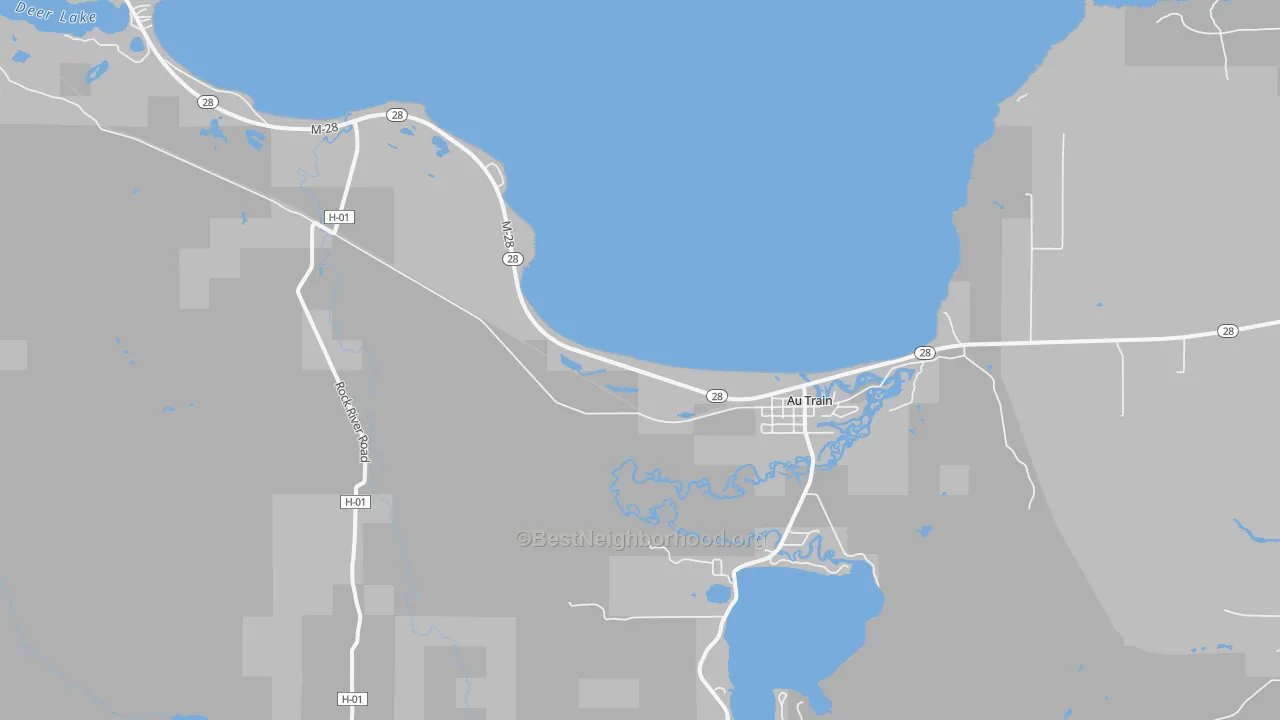 Transit Grade map of 49806, MI