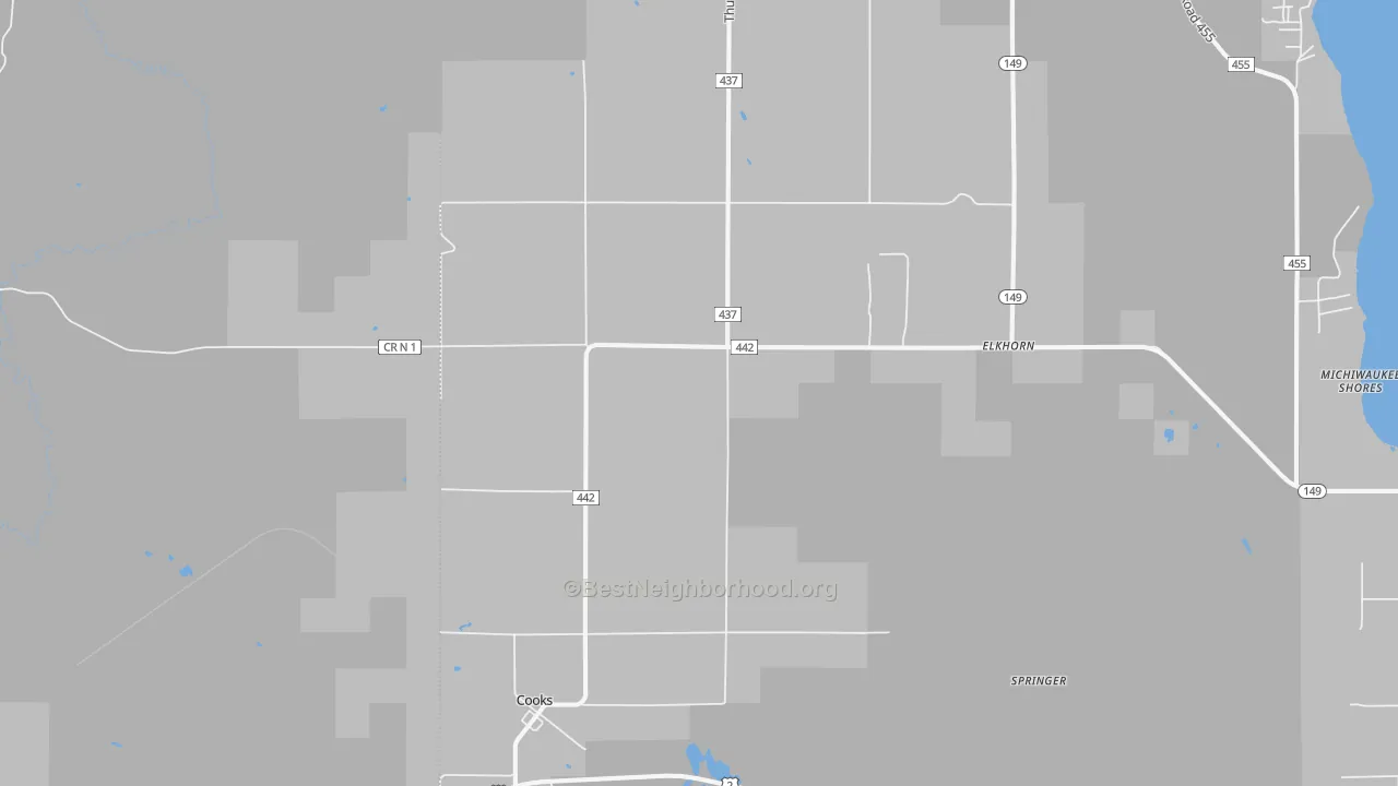 Transit Grade map of 49817, MI