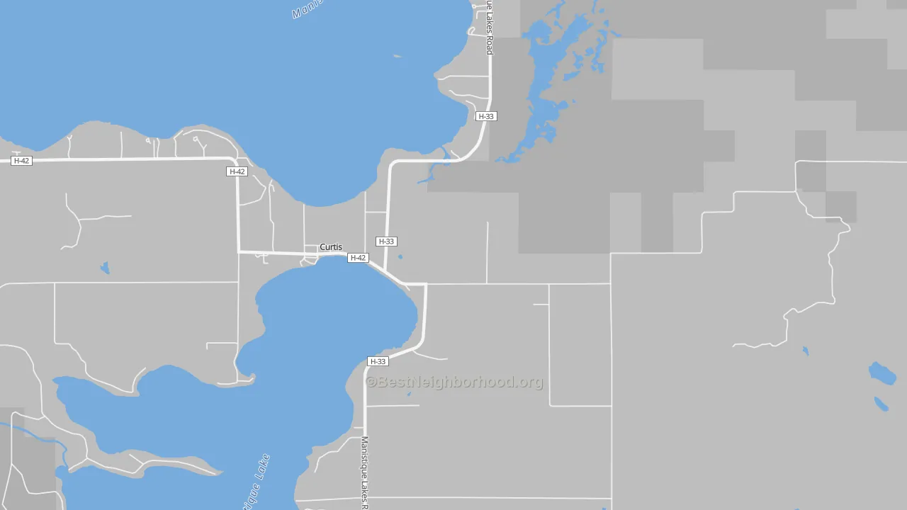 Transit Grade map of 49820, MI