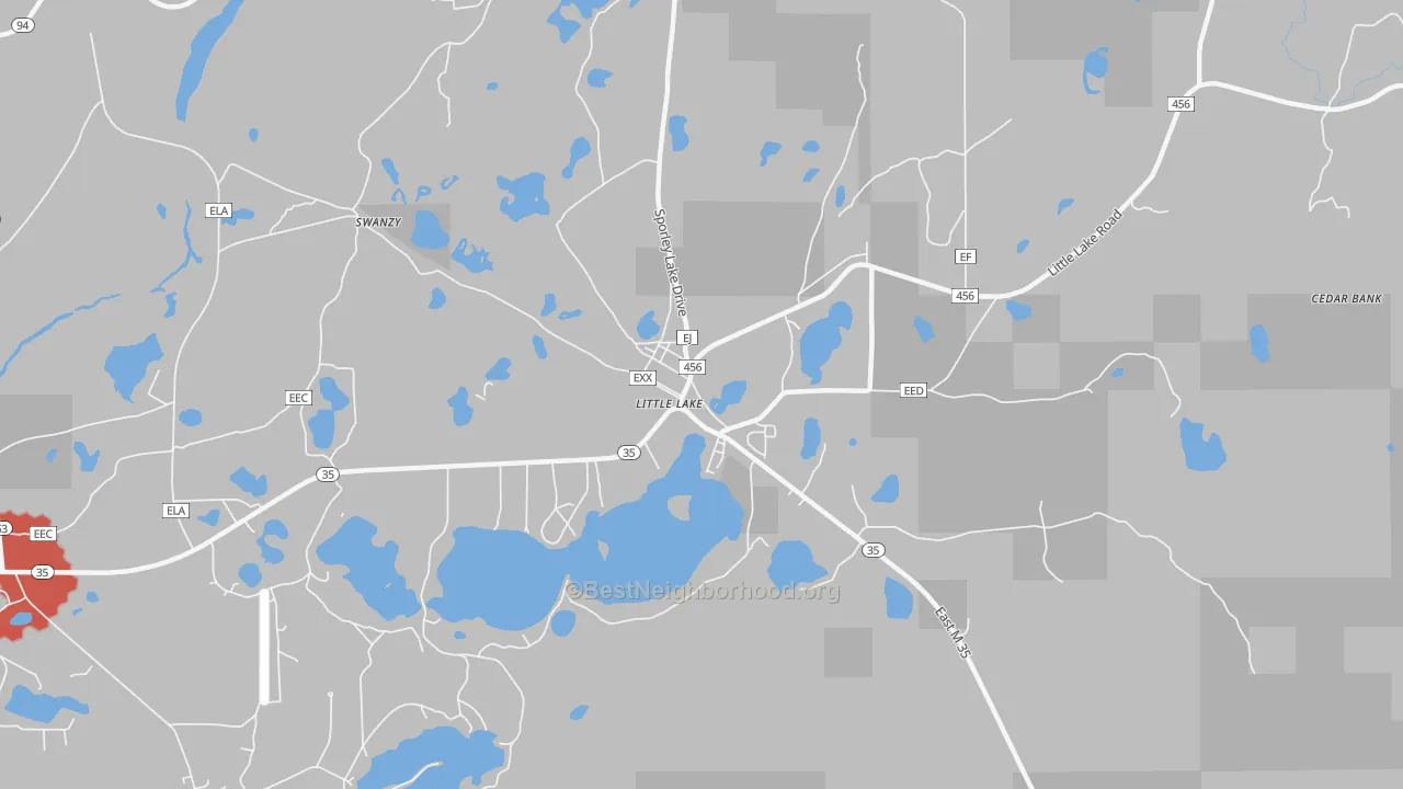 Transit Grade map of 49833, MI