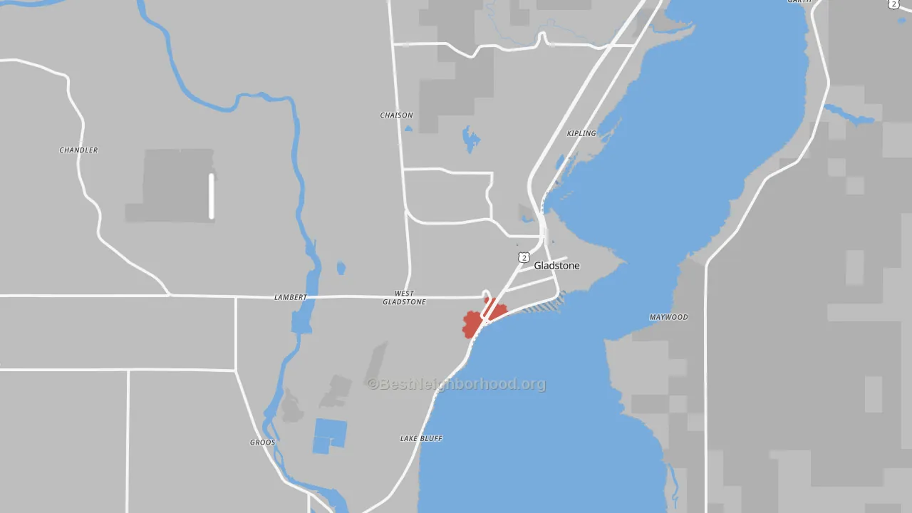 Transit Grade map of 49837, MI